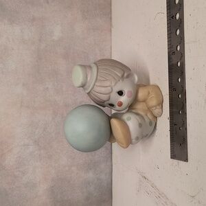 Vintage Enesco PRECIOUS MOMENTS ~ 1984 Clown Figurine with Ball ~ 12238/A